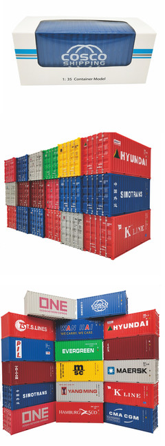 中海中遠(yuǎn)集團(tuán)COSCO SHIPPING 1:35集裝箱模型 海藝坊貨柜模型批發(fā) 貨柜模型定制